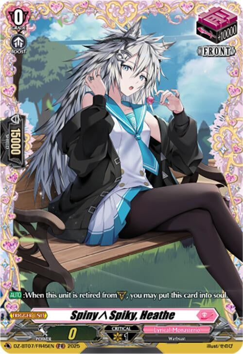 Image for SpinySpiky, Heathe (FR) (DZ-BT07: Moon Fangs & Cerulean Blaze) (DZ-BT07/FR45EN) - Cardfight Vanguard