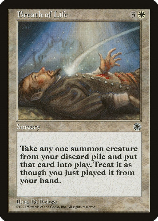 Image for Breath of Life (Portal) - Magic: The Gathering