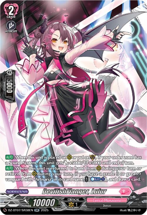 Image for DevilishFlanger, Lufur (SR) (DZ-BT07: Moon Fangs & Cerulean Blaze) (DZ-BT07/SR38EN) - Cardfight Vanguard