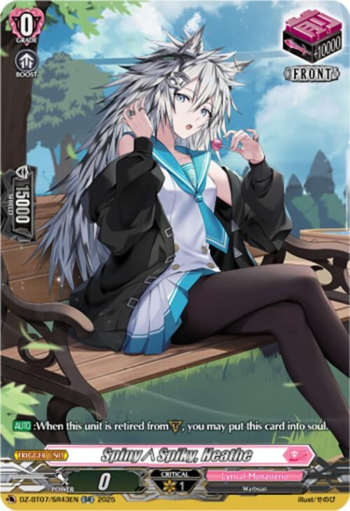 Image for SpinySpiky, Heathe (SR) (DZ-BT07: Moon Fangs & Cerulean Blaze) (DZ-BT07/SR43EN) - Cardfight Vanguard