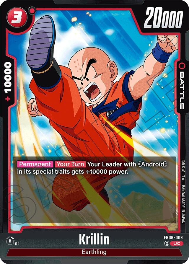 Image for Krillin - FB06-003 (Rivals Clash) (FB06-003) - Dragon Ball Super: Fusion World