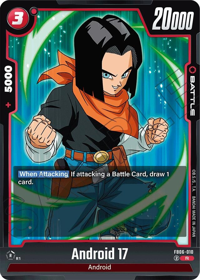 Image for Android 17 - FB06-010 (Rivals Clash) (FB06-010) - Dragon Ball Super: Fusion World