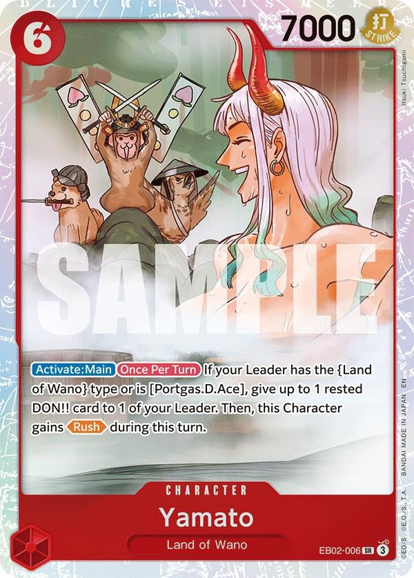 Image for Yamato (Extra Booster: Anime 25th Collection) (EB02-006) - One Piece Card Game