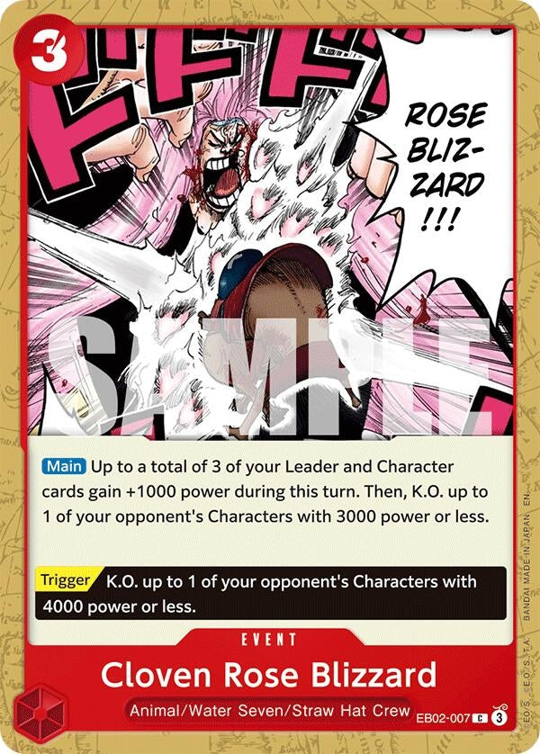Image for Cloven Rose Blizzard (Extra Booster: Anime 25th Collection) (EB02-007) - One Piece Card Game