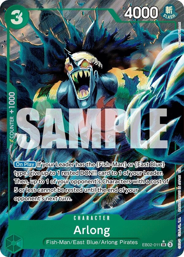 Image for Arlong (Alternate Art) (Extra Booster: Anime 25th Collection) (EB02-011) - One Piece Card Game