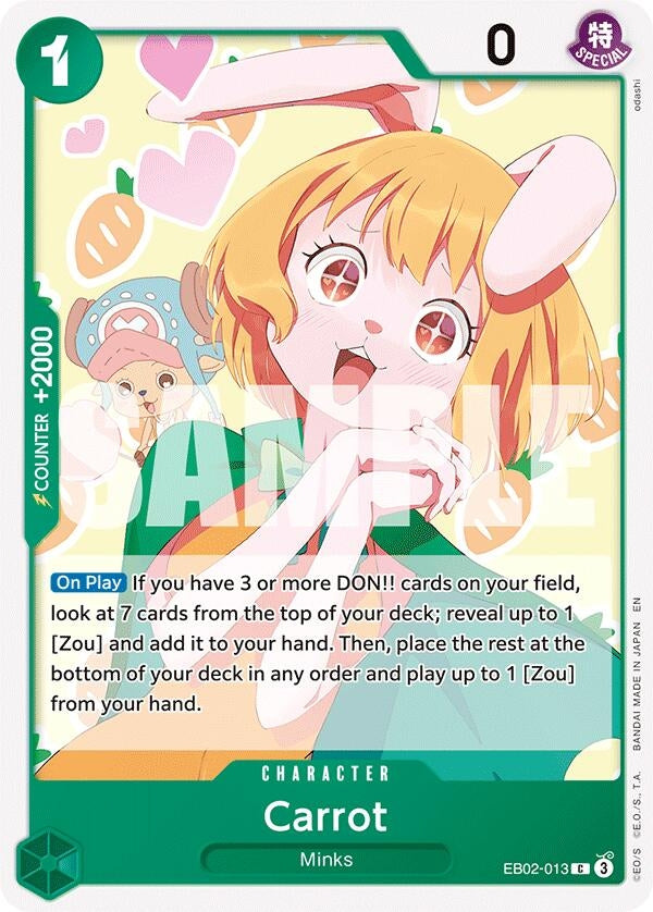Image for Carrot (Extra Booster: Anime 25th Collection) (EB02-013) - One Piece Card Game