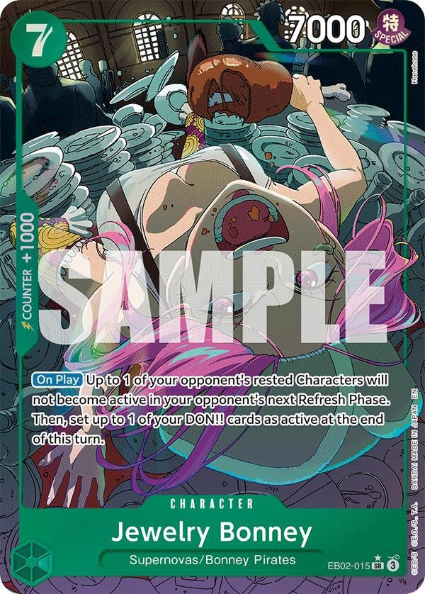 Image for Jewelry Bonney (Alternate Art) (Extra Booster: Anime 25th Collection) (EB02-015) - One Piece Card Game