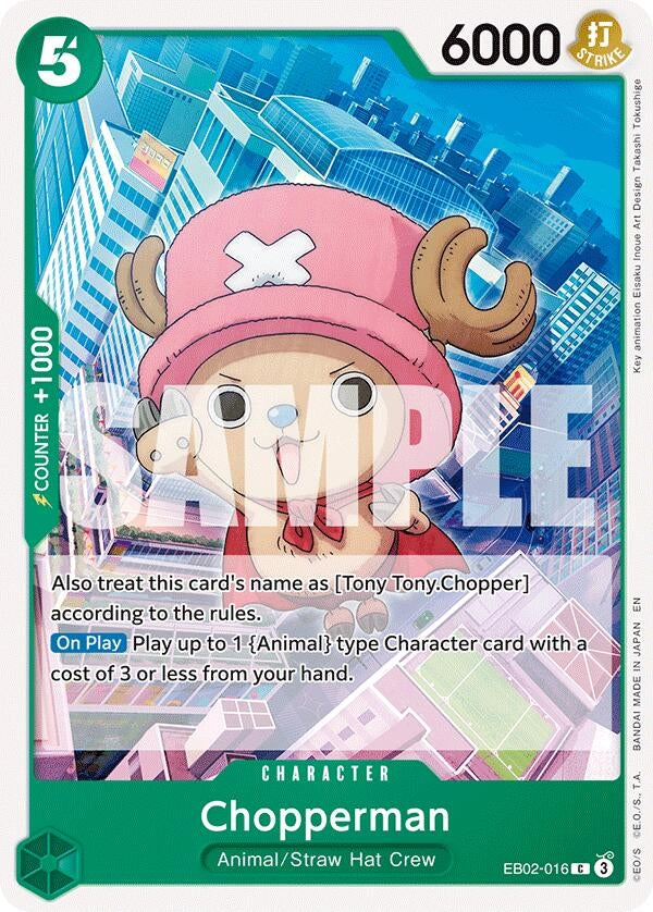 Image for Chopperman (Extra Booster: Anime 25th Collection) (EB02-016) - One Piece Card Game