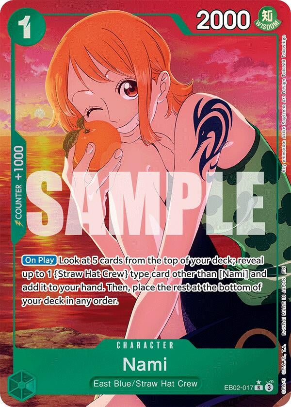 Image for Nami (Alternate Art) (Extra Booster: Anime 25th Collection) (EB02-017) - One Piece Card Game