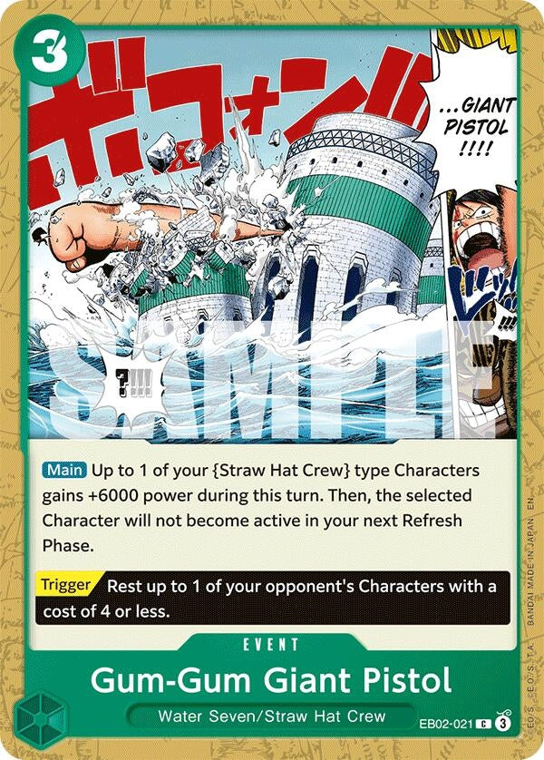 Image for Gum-Gum Giant Pistol (Extra Booster: Anime 25th Collection) (EB02-021) - One Piece Card Game