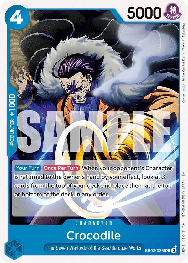 Image for Crocodile (Extra Booster: Anime 25th Collection) (EB02-023) - One Piece Card Game