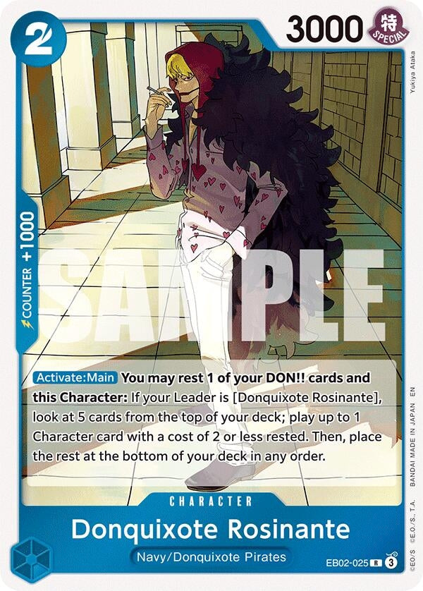 Image for Donquixote Rosinante (Extra Booster: Anime 25th Collection) (EB02-025) - One Piece Card Game
