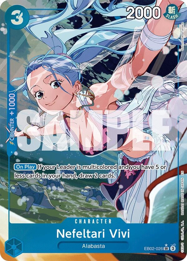Image for Nefeltari Vivi (Alternate Art) (Extra Booster: Anime 25th Collection) (EB02-026) - One Piece Card Game