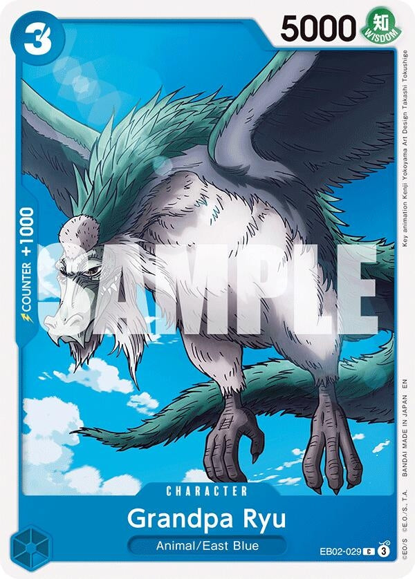 Image for Grandpa Ryu (Extra Booster: Anime 25th Collection) (EB02-029) - One Piece Card Game