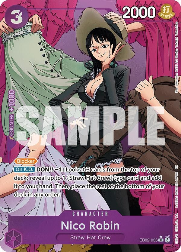Image for Nico Robin (Alternate Art) (Extra Booster: Anime 25th Collection) (EB02-036) - One Piece Card Game