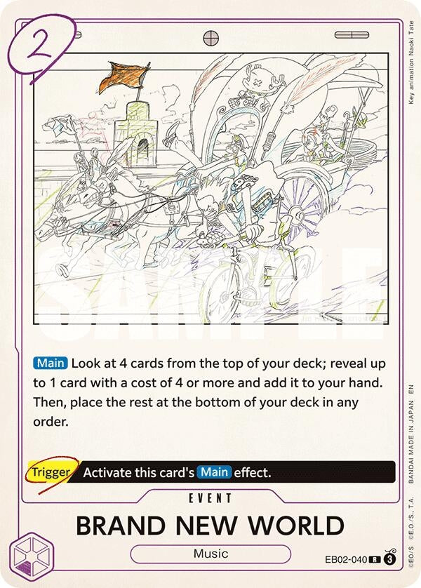 Image for BRAND NEW WORLD (Extra Booster: Anime 25th Collection) (EB02-040) - One Piece Card Game