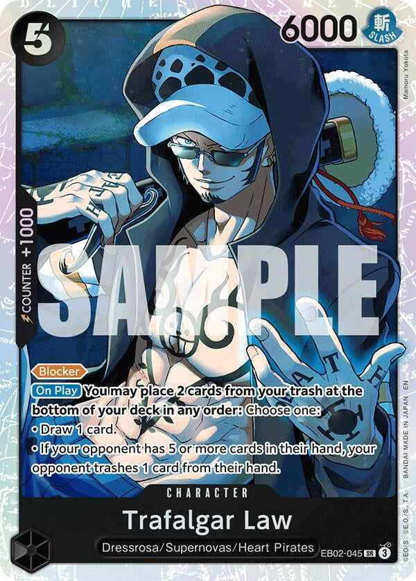 Image for Trafalgar Law (Extra Booster: Anime 25th Collection) (EB02-045) - One Piece Card Game