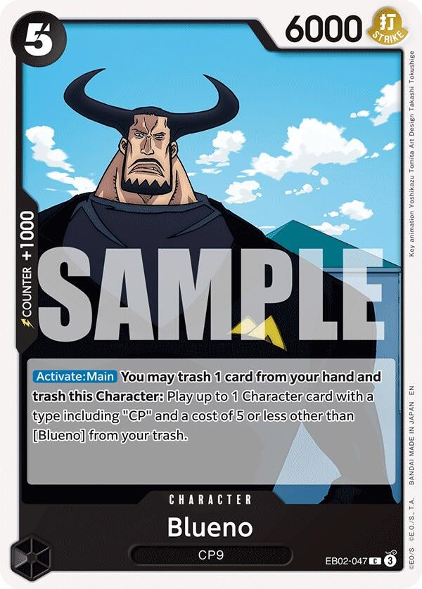 Image for Blueno (Extra Booster: Anime 25th Collection) (EB02-047) - One Piece Card Game