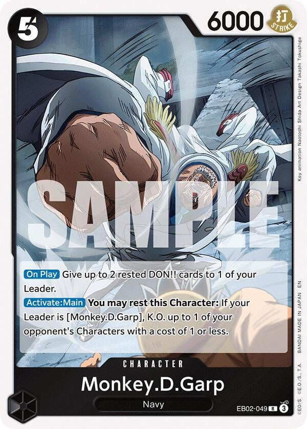 Image for Monkey.D.Garp (Extra Booster: Anime 25th Collection) (EB02-049) - One Piece Card Game