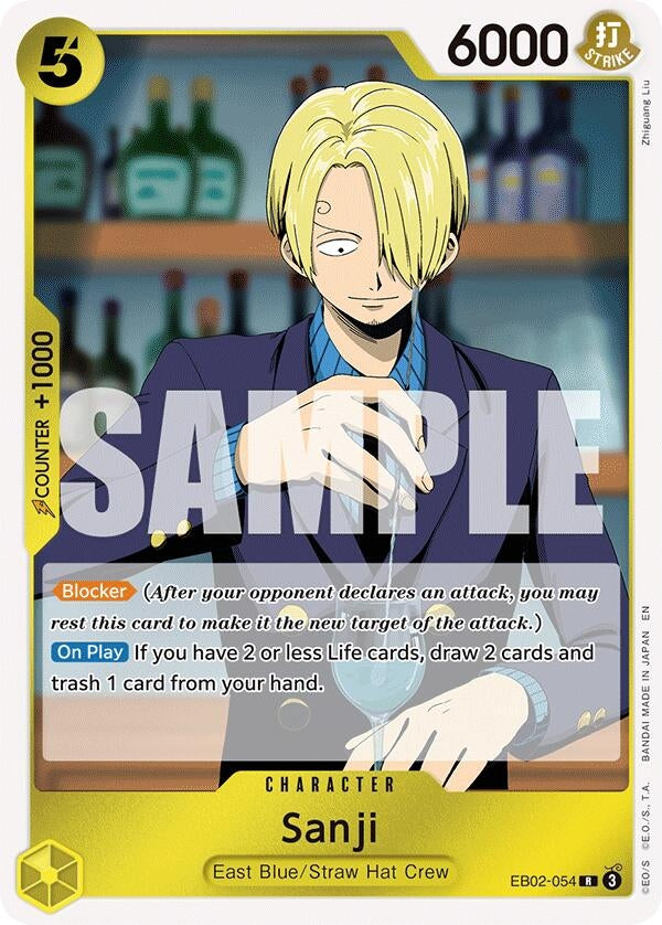 Image for Sanji (Extra Booster: Anime 25th Collection) (EB02-054) - One Piece Card Game