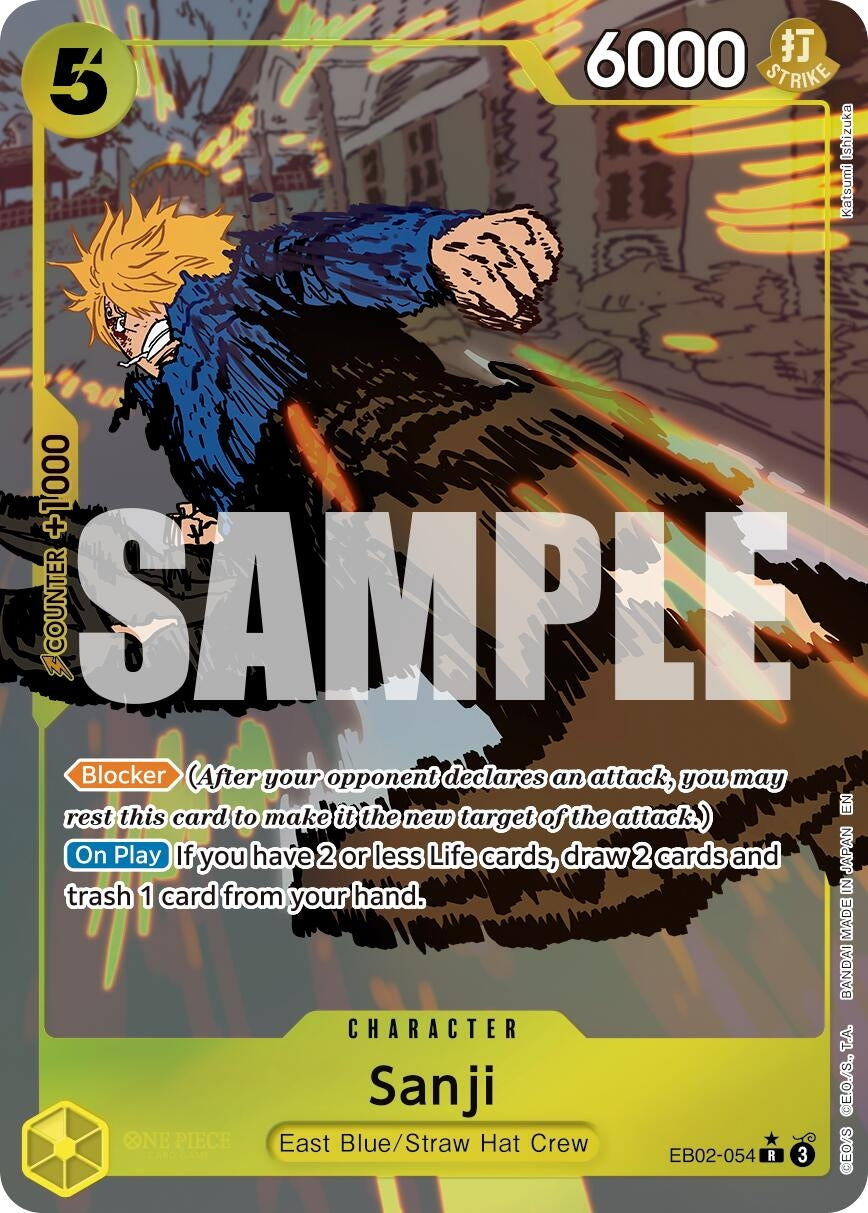 Image for Sanji (Alternate Art) (Extra Booster: Anime 25th Collection) (EB02-054) - One Piece Card Game