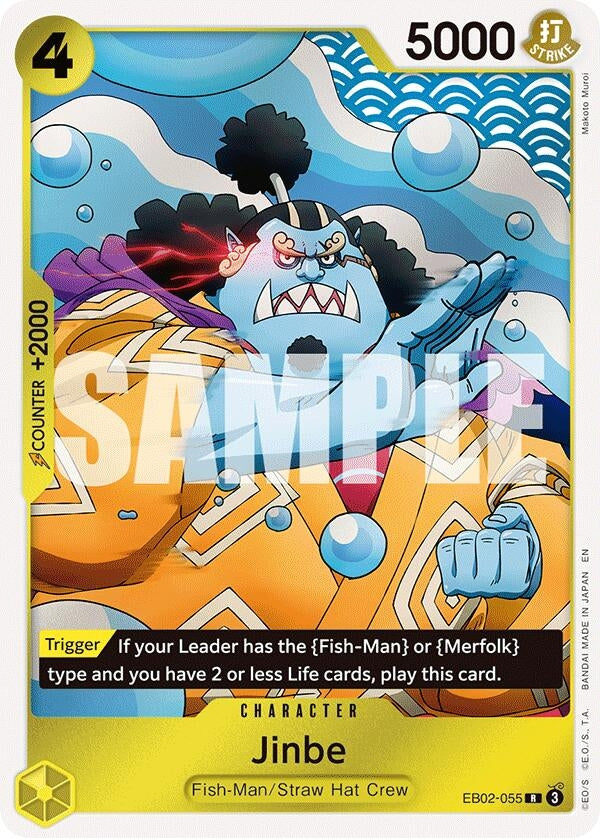 Image for Jinbe (Extra Booster: Anime 25th Collection) (EB02-055) - One Piece Card Game