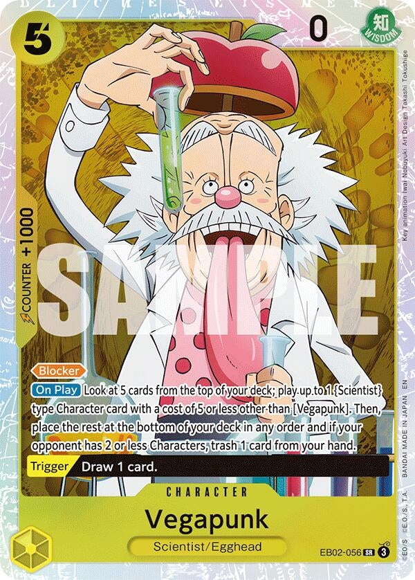 Image for Vegapunk (Extra Booster: Anime 25th Collection) (EB02-056) - One Piece Card Game