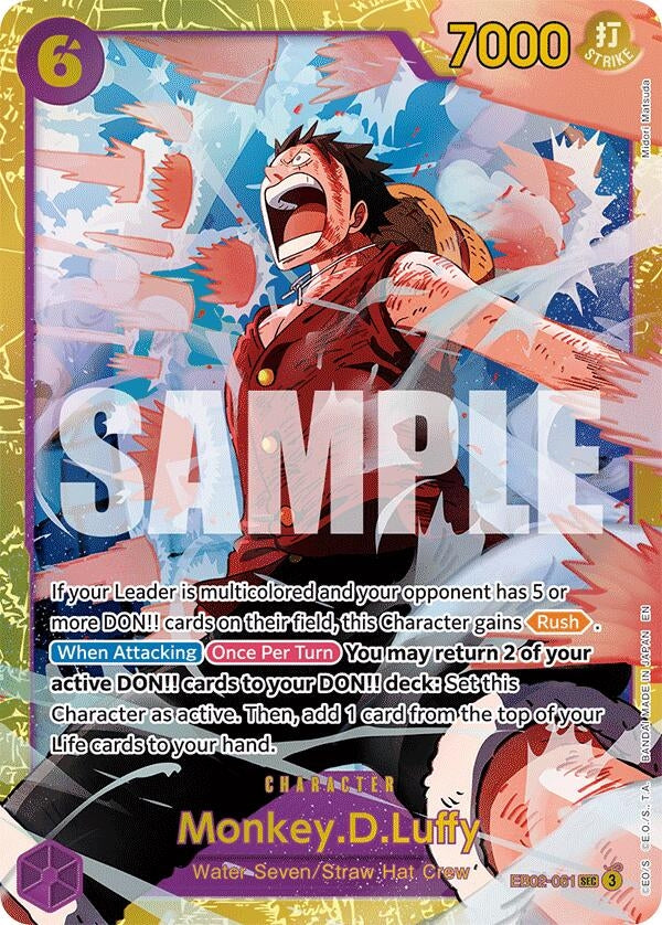 Image for Monkey.D.Luffy (061) (Extra Booster: Anime 25th Collection) (EB02-061) - One Piece Card Game