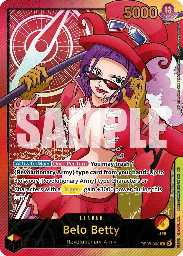 Image for Belo Betty (SPR) (Extra Booster: Anime 25th Collection) (OP05-002) - One Piece Card Game