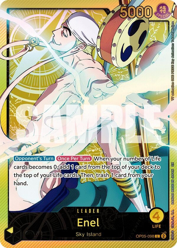 Image for Enel (SPR) (Extra Booster: Anime 25th Collection) (OP05-098) - One Piece Card Game