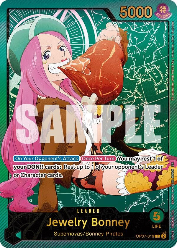 Image for Jewelry Bonney (SPR) (Extra Booster: Anime 25th Collection) (OP07-019) - One Piece Card Game