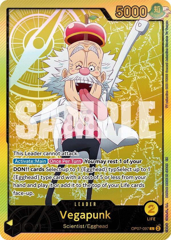 Image for Vegapunk (SPR) (Extra Booster: Anime 25th Collection) (OP07-097) - One Piece Card Game