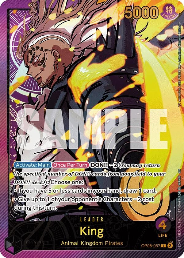 Image for King (SPR) (Extra Booster: Anime 25th Collection) (OP08-057) - One Piece Card Game