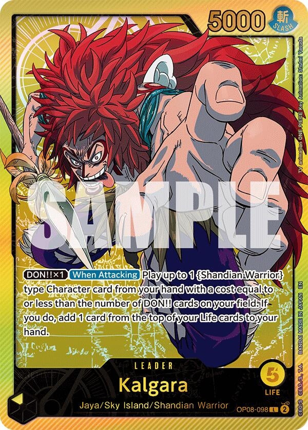 Image for Kalgara (SPR) (Extra Booster: Anime 25th Collection) (OP08-098) - One Piece Card Game