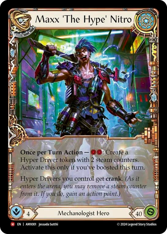 Image for Maxx 'The Hype' Nitro (Armory Deck: Maxx Nitro) (AMX001) - Flesh and Blood TCG