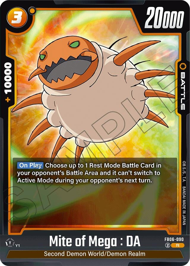 Image for Mite of Mega : DA (Rivals Clash) (FB06-090) - Dragon Ball Super: Fusion World