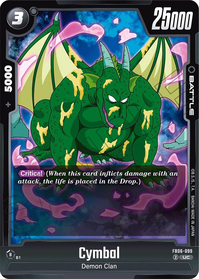 Image for Cymbal - FB06-099 (Rivals Clash) (FB06-099) - Dragon Ball Super: Fusion World