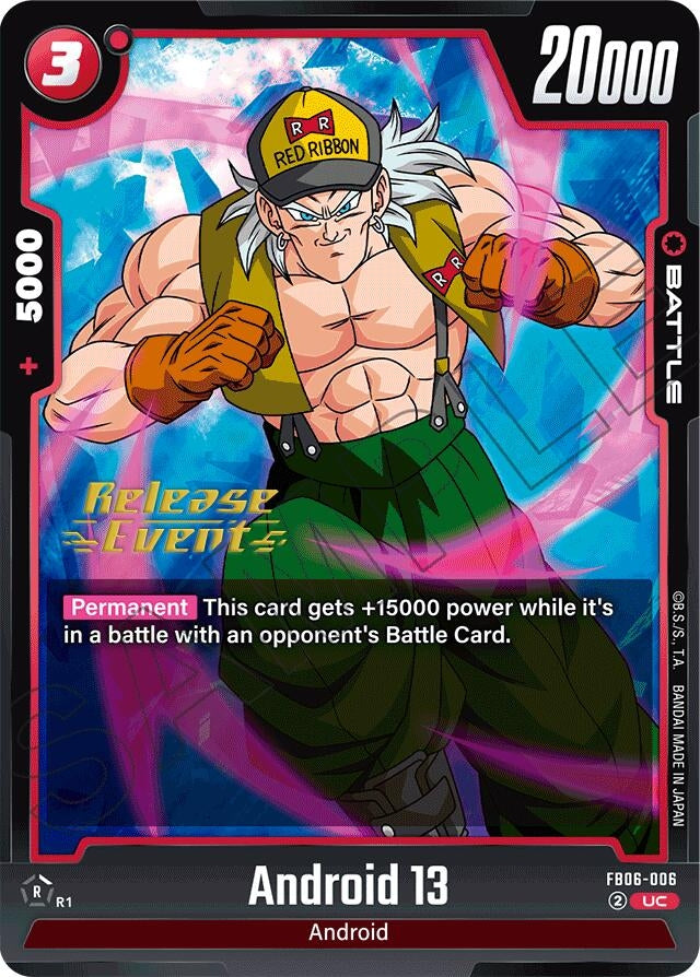 Image for Android 13 (Rivals Clash Release Event Cards) (FB06-006) - Dragon Ball Super: Fusion World