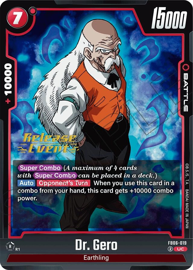 Image for Dr. Gero (Rivals Clash Release Event Cards) (FB06-019) - Dragon Ball Super: Fusion World