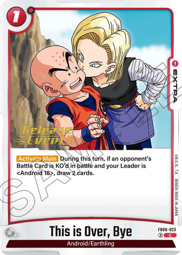 Image for This is Over, Bye (Rivals Clash Release Event Cards) (FB06-023) - Dragon Ball Super: Fusion World