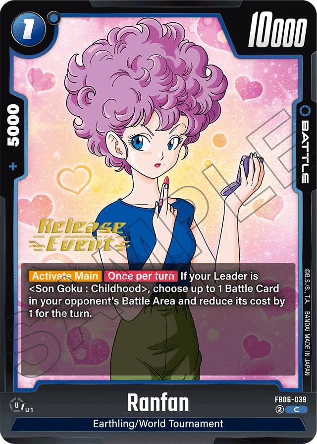 Image for Ranfan (Rivals Clash Release Event Cards) (FB06-039) - Dragon Ball Super: Fusion World