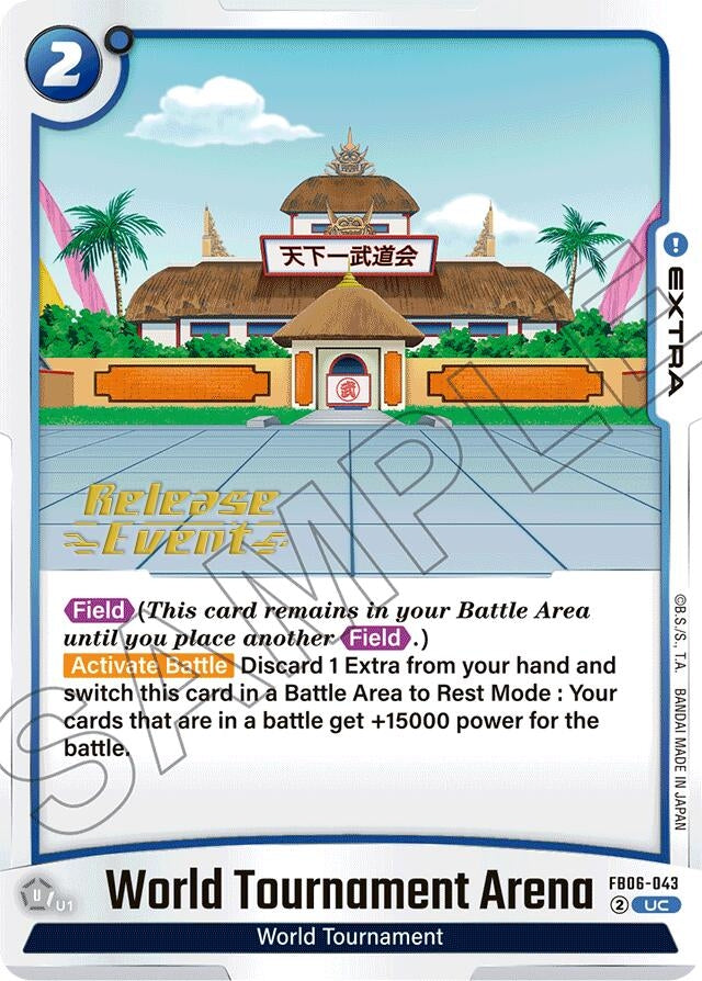 Image for World Tournament Arena (Rivals Clash Release Event Cards) (FB06-043) - Dragon Ball Super: Fusion World