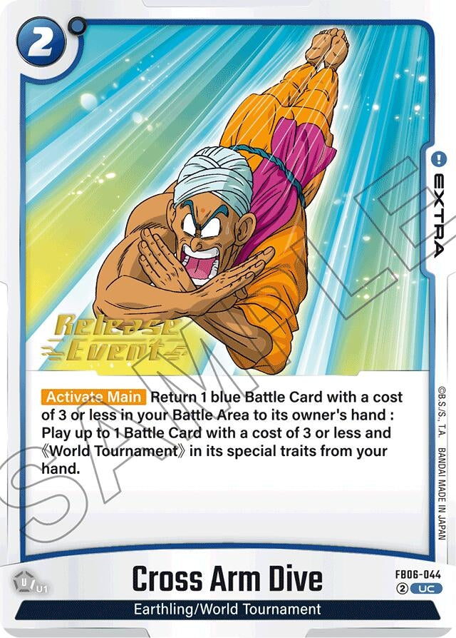 Image for Cross Arm Dive (Rivals Clash Release Event Cards) (FB06-044) - Dragon Ball Super: Fusion World