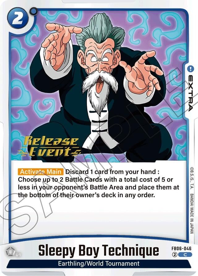 Image for Sleepy Boy Technique (Rivals Clash Release Event Cards) (FB06-046) - Dragon Ball Super: Fusion World