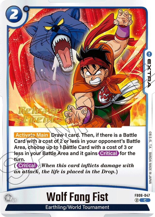 Image for Wolf Fang Fist (Rivals Clash Release Event Cards) (FB06-047) - Dragon Ball Super: Fusion World