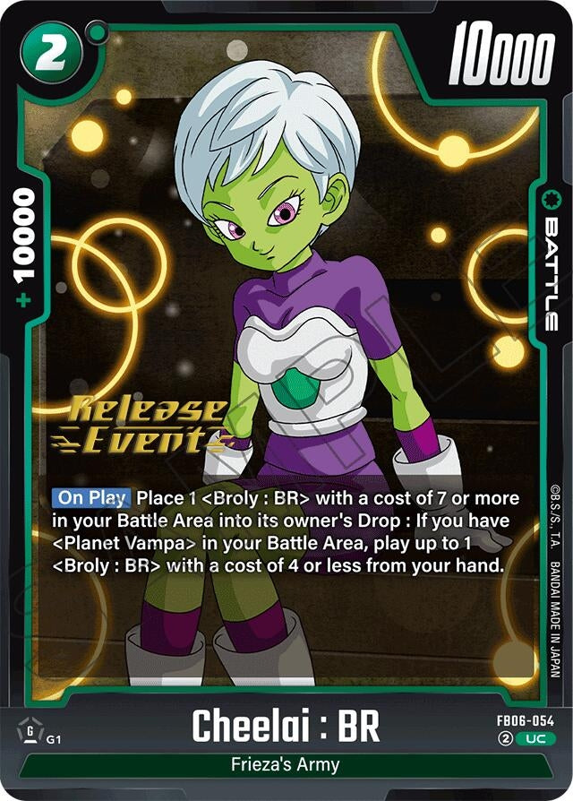 Image for Cheelai : BR - FB06-054 (Rivals Clash Release Event Cards) (FB06-054) - Dragon Ball Super: Fusion World