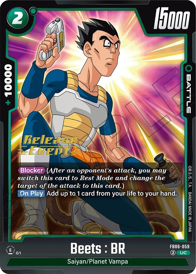 Image for Beets : BR (Rivals Clash Release Event Cards) (FB06-059) - Dragon Ball Super: Fusion World