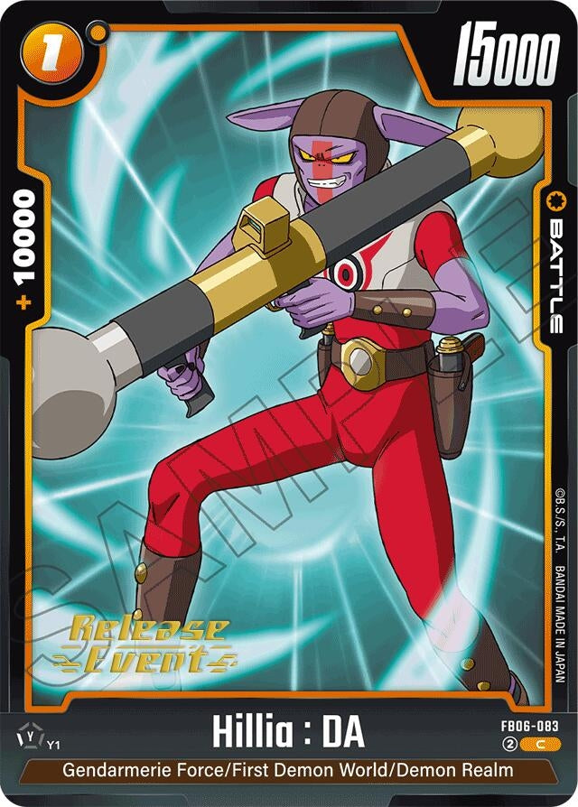 Image for Hillia : DA (Rivals Clash Release Event Cards) (FB06-083) - Dragon Ball Super: Fusion World