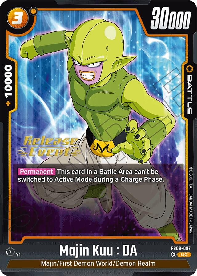 Image for Majin Kuu : DA (Rivals Clash Release Event Cards) (FB06-087) - Dragon Ball Super: Fusion World