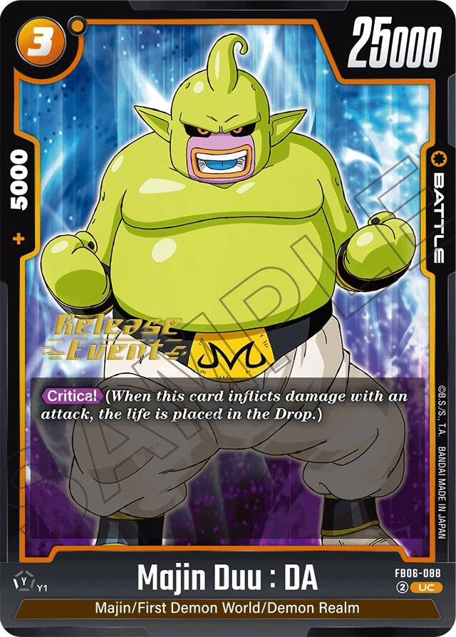 Image for Majin Duu : DA (Rivals Clash Release Event Cards) (FB06-088) - Dragon Ball Super: Fusion World